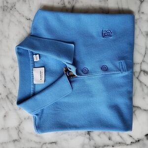 XXXL 100%Cotton Sky/Light Blue Burberry Polo Shirt